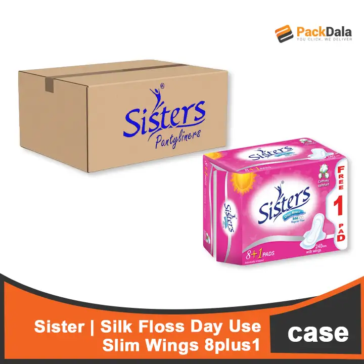Picture of Sisters Silk Floss Day Use Pink 8padsx36pckprcs CASE