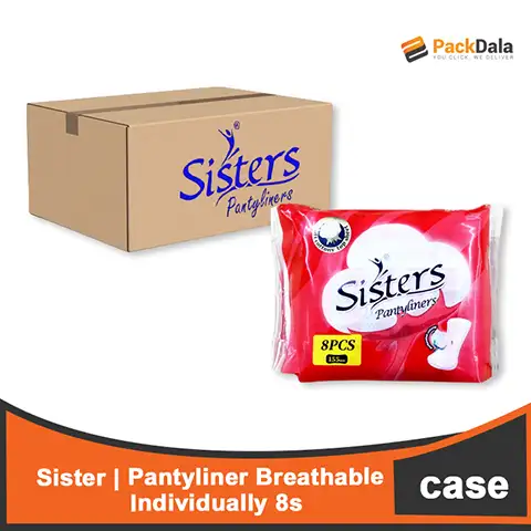 Picture of Sisters Pantyliner Breathable Individually Pack 8sx48 CASE
