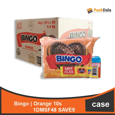 Picture of Bingo Orange 10s 1DMST45 SAVE5 25packs CASE