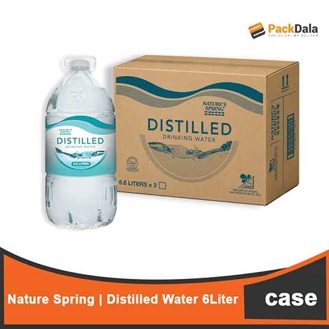 Picture of Natures Spring Distilled Water 3x6 6L CASE