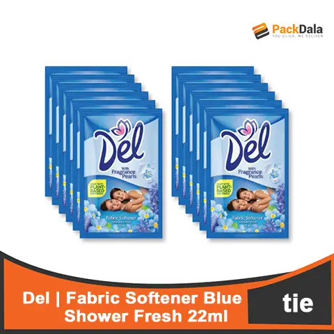 Picture of Del Fabric Softener Blue Shower Fresh 12sx28x 22ml TIE