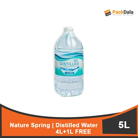 Picture of Natures Spring Distilled Water 3x4Lplus1L BTL