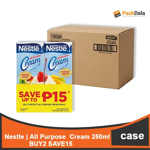 Picture of Nestle All Purpose Cream 250mlx2x12 Buy2Save15 CASE