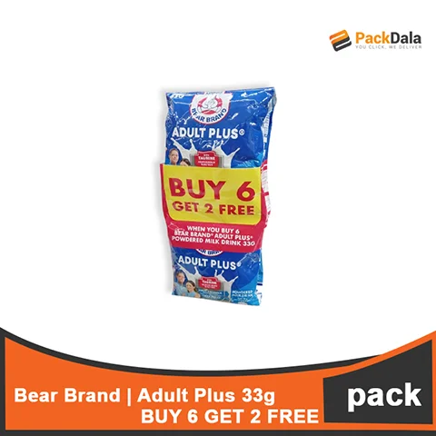 Picture of Bear Brand Adult Plus 33g 6plus2 PACK