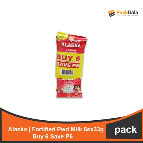 Picture of Alaska Fortified Pwder Milk Drink 6x33g Sv6 PACK
