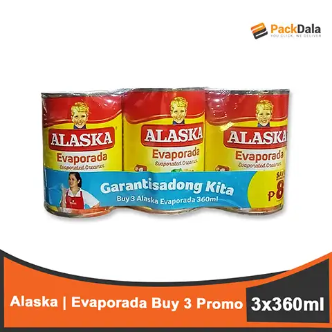 Picture of Alaska Evaporada 3 360ml can PROMO