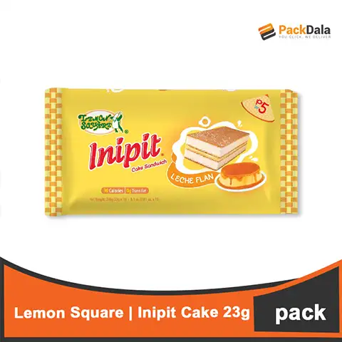 Picture of Lemon Square Inipit Leche Flan 12x10 23g PACK