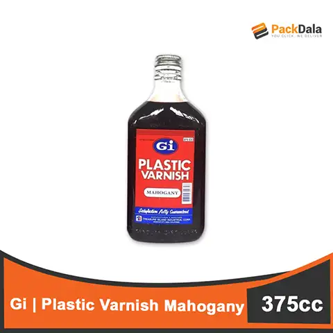 Picture of GI Plastic Varnish Bottle 24x1x375cc Mahogany BOT