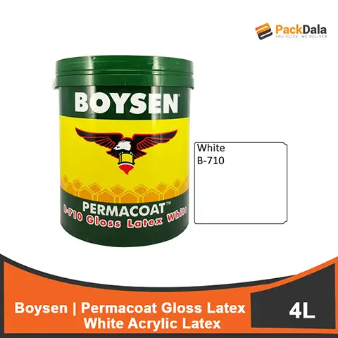 Picture of Boysen Gloss Latex White Galx4pcs PCS