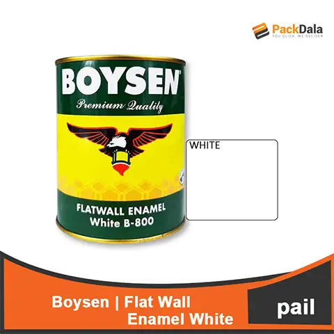 Picture of Boysen Flat Wall Enamel White PAIL