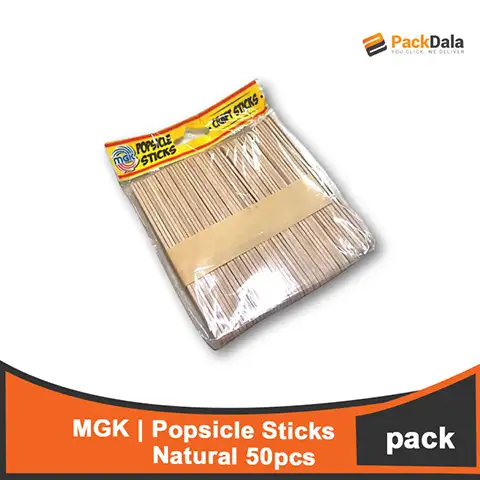 Picture of Popsicle Stick Natural 50pcs per pack MGK PS814 PACK