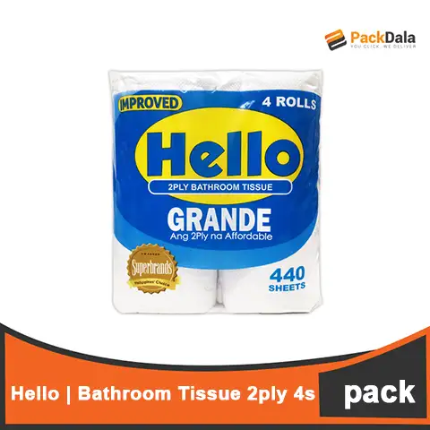 Picture of Hello Bathroom Tissue 2ply 4sx24pck per cs nrp