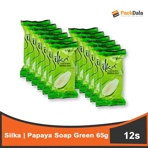 Picture of Silka Papaya Soap Green 12x8 96pc nrp