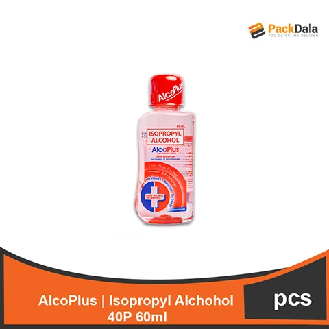 Picture of Alcoplus Isopropyl Alcohol 40P 60ml PCS