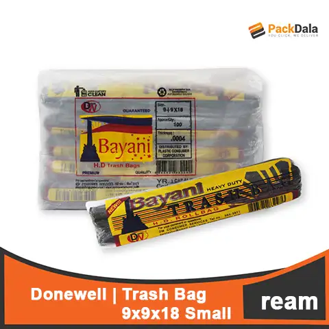 Picture of Bayani Trashbag Sm 9x9x18 5rollperrmx40rmpersck nrp REAM