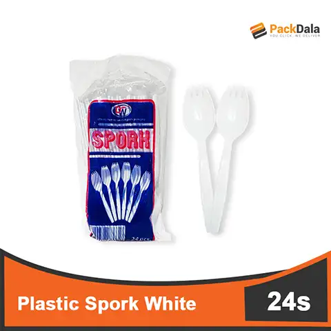 Picture of Plastic Spork White DW 25sx100pckpercs nrp PACK
