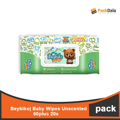 Picture of Beybiko BB Wipes Unscented 30x80plus20s  PACK