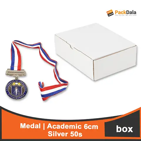 Picture of Medal Academic 6cm Silver 50s x 10IB MED6S IB
