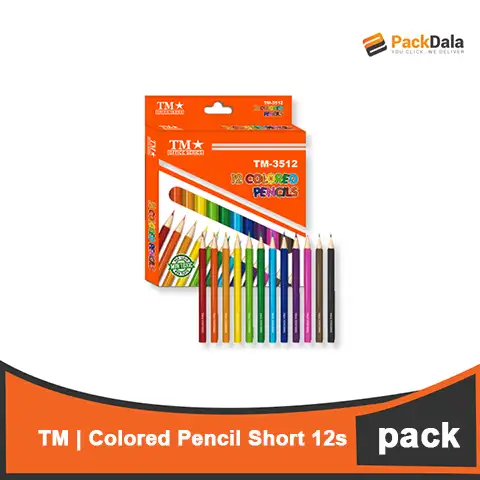 Picture of TM Colored Pencil Short 12s TM3512 240pcs per case PCS