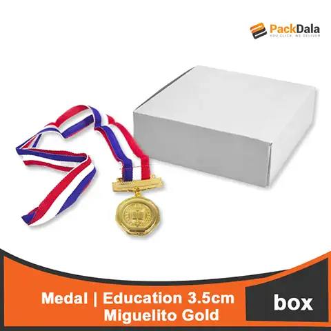 Picture of Medal Educ 3 5cm Miguelito Gold 50s x 10IB MED35G IB