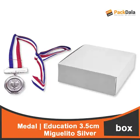 Picture of Medal Educ 3 5cm Miguelito Silver 50s x 10IB MED35S IB