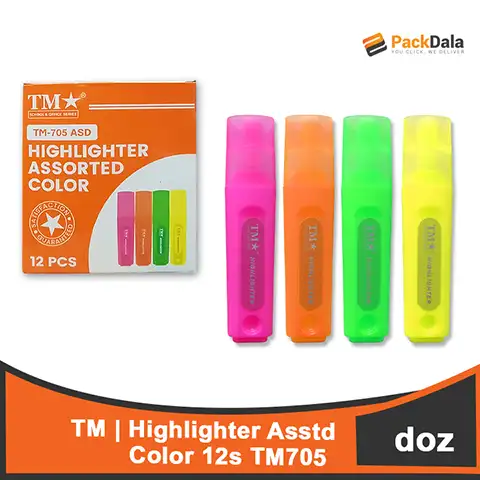 Picture of Highlighter Asstd Color 12s TM705 ASD 60packpercs DOZ