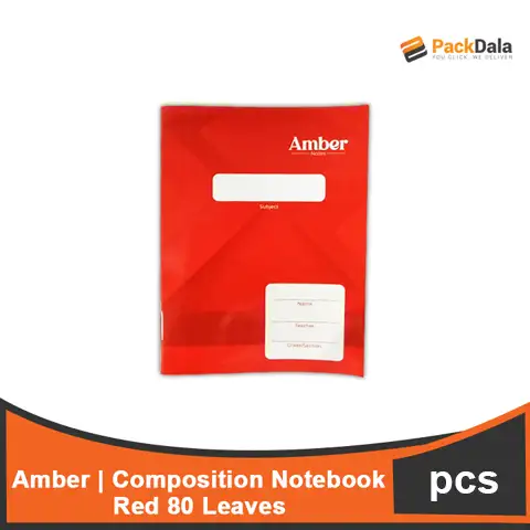 Picture of Composition Notebook Amber 80 Red 120pcsprcase