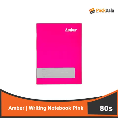 Picture of Amber Writing Notebook  Pink80s 120pcspercase