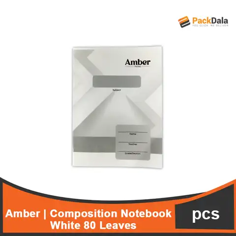 Picture of Composition Notebook Amber 80 White 120pcspercase