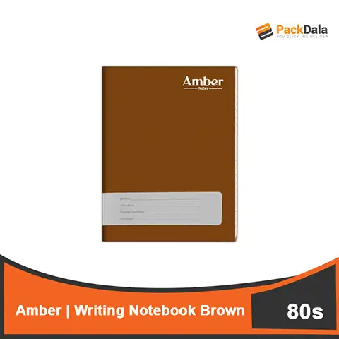 Picture of Amber Writing Notebook  Brown80s 120pcspercase