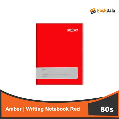 Picture of Amber Writing Notebook  Red80s 120pcspercase