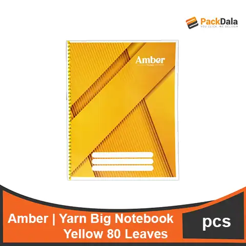 Picture of Yarn Notebook Amber Big Yellow80s x 50per case
