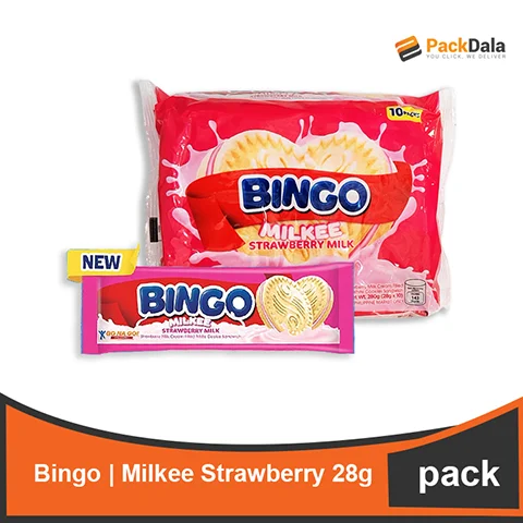 Picture of Bingo Milkee Strawberry 28gx30x10s rp PACK