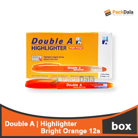 Picture of Double A Highlighter Orange 12pcsprbox x 120boxprcs nrp