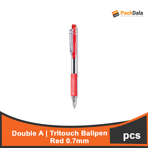 Picture of Double A Tritouch Ballpen Red PCS