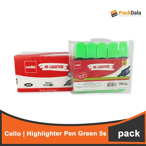 Picture of Highlighter Pen Cello Pink 5x5sx120