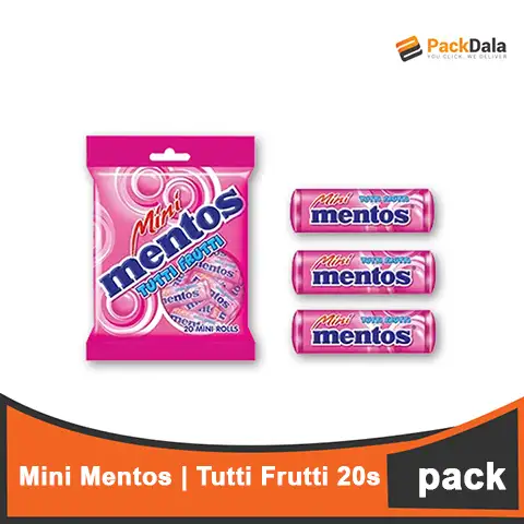 Picture of Mini Mentos TuttiFruity 20rollx24pck per cs rp PACK