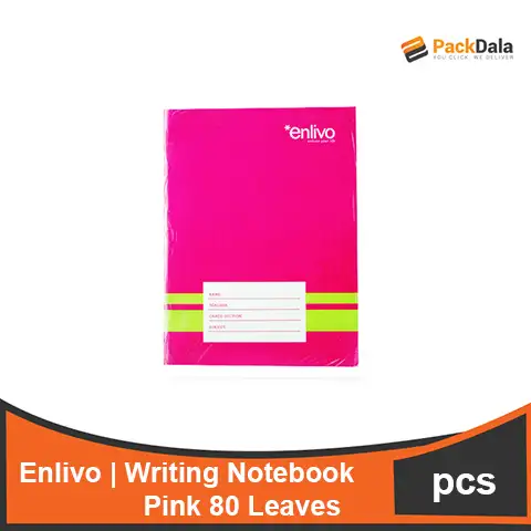 Picture of Enlivo Writing Notebook Pink 120pcspercase