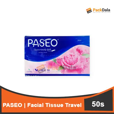 Picture of Paseo Facial Tissue Travel Pack 2ply 48pck per cs PACK