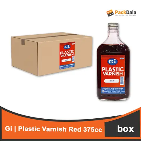 Picture of GI Plastic Varnish Bottle 24x1x375c Red BOX