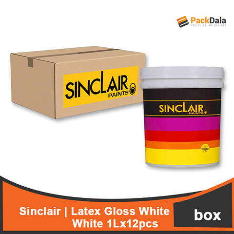 Picture of SINCLAIR Latex Gloss White 1Lx12pcs rp BOX 