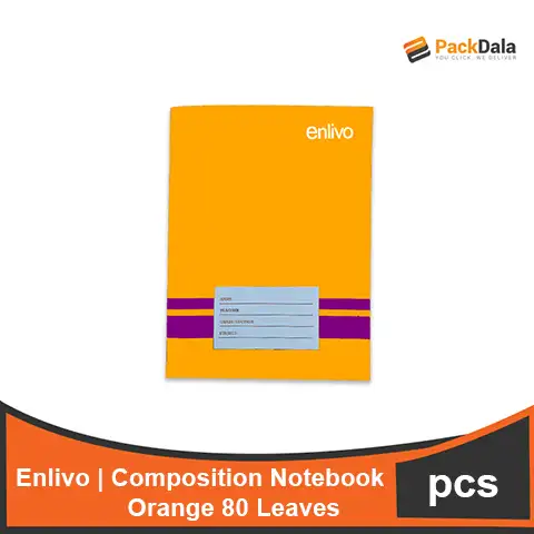 Picture of Composition Notebook Enlivo 80 Orange 120pcsprcase