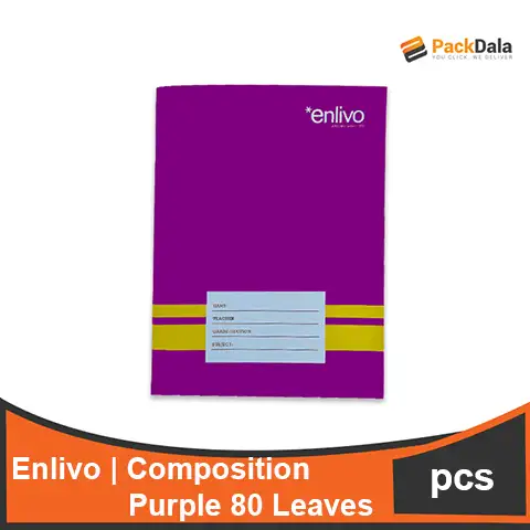 Picture of Composition Notebook Enlivo 80 Purple 120pcsprcase