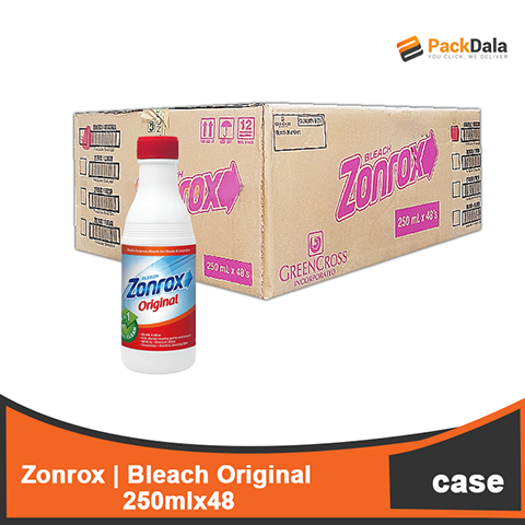 Picture of Zonrox Bleach Original 250mlx48 CASE