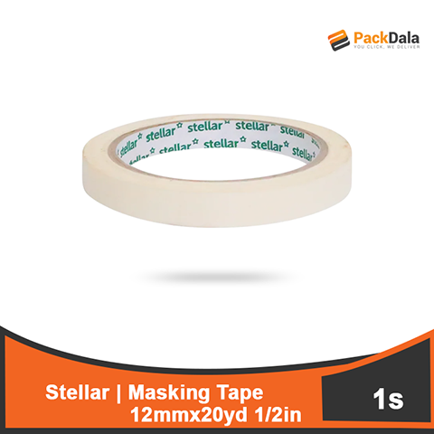 Picture of Masking Tape Stellar 12mmx20yd 1by2in 576roll per case