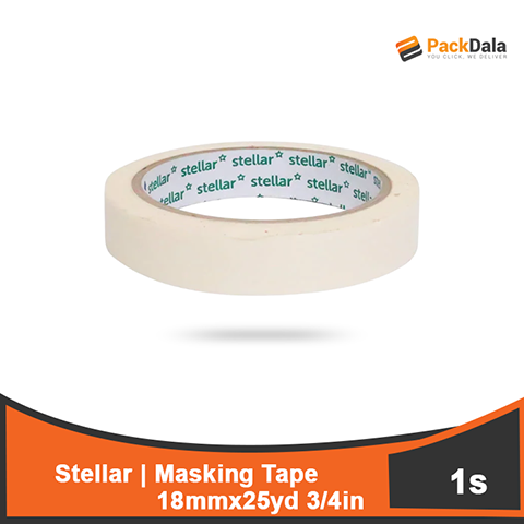 Picture of Masking Tape Stellar 18mmx25yd 3by4in 384roll per case