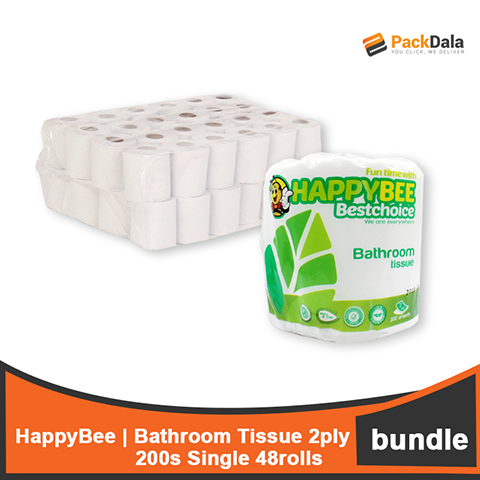 Picture of Happybee Bathroom Tissue 2ply 200s Single 48rolls BDL