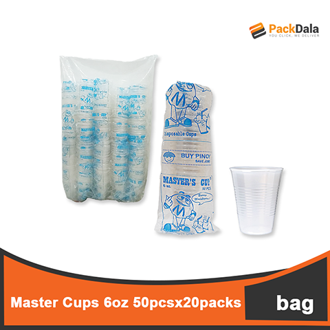 Picture of Master Cups 6oz 50pcs x 20pck nrp BAG