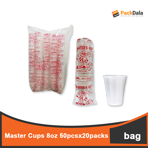 Picture of Master Cups 8oz 50pcs x 20pck nrp BAG