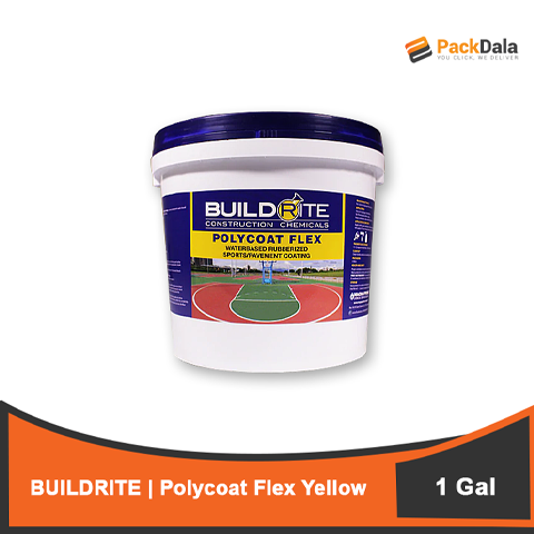 Picture of BUILDRITE Polycoat Flex Yellow Gal x 4pcs rp PCS